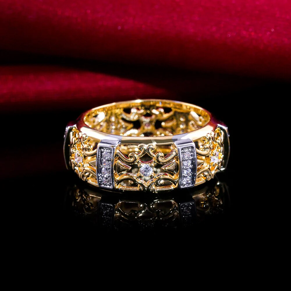 Geometric Ethnic Zircon Strength Ring - Image 4