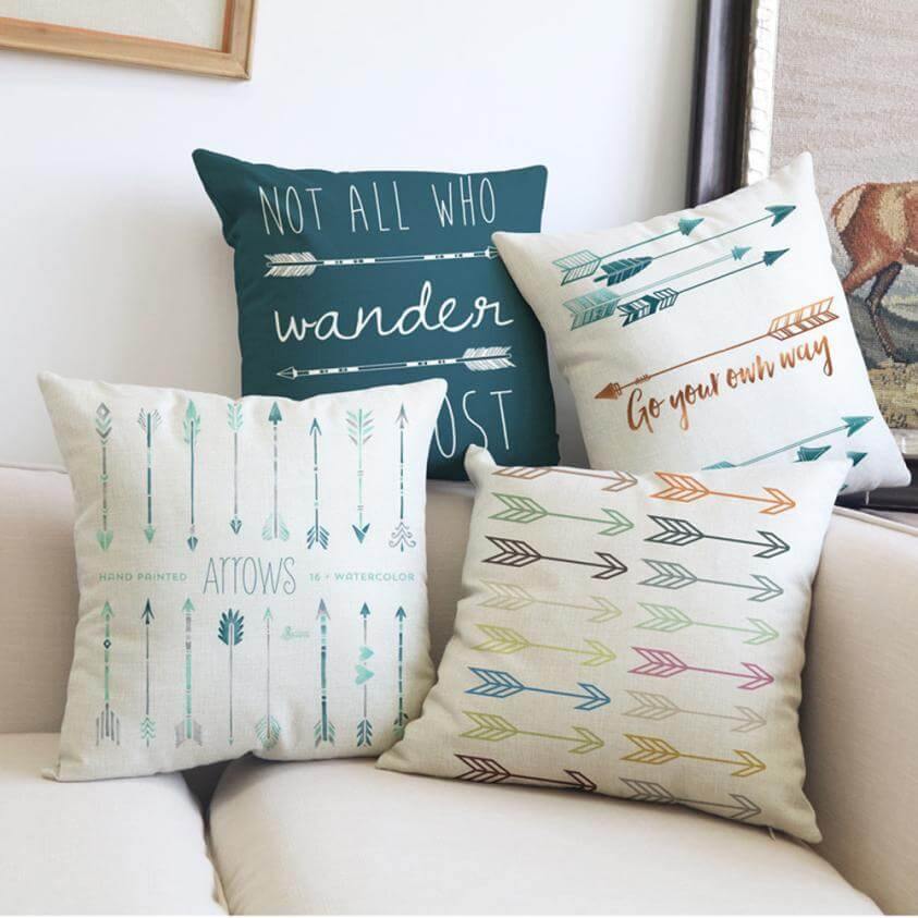 Geometric Symbols Decorative Home Pillow Cases - Image 2