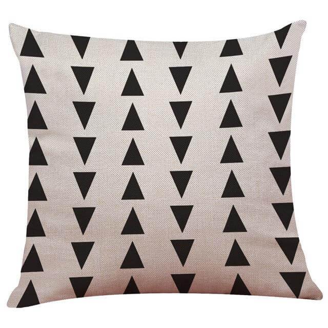 Geometrical Lovely Black and White Home Pillow Cases - Image 8