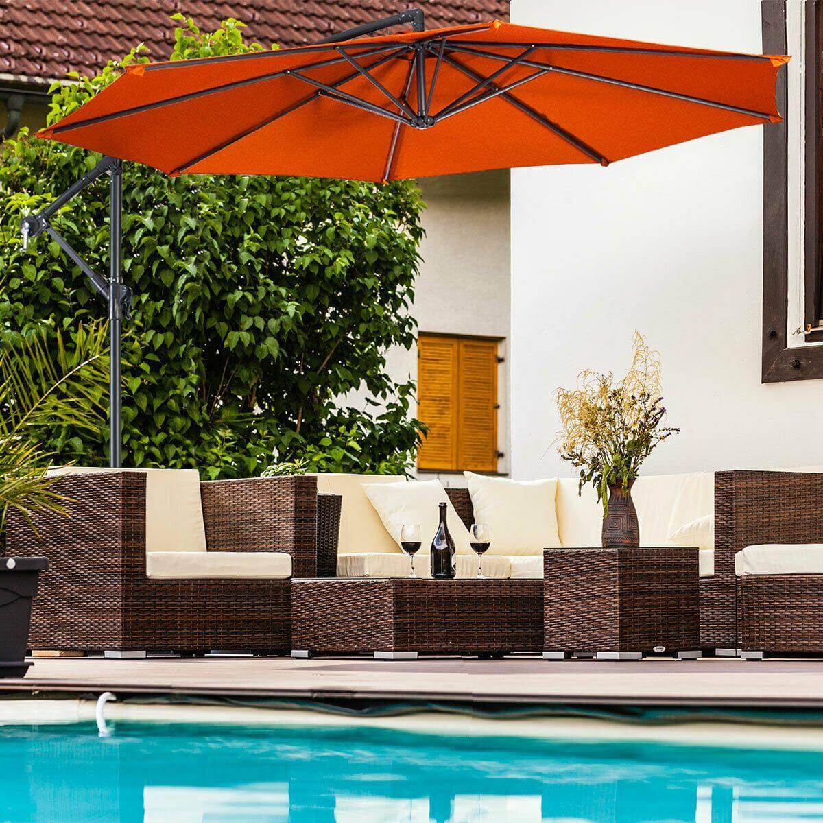 Giant Anti-UV Outdoor Hanging Umbrella - Image 12