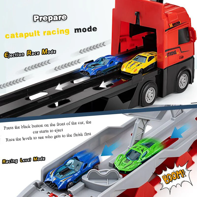 Giant Folding Truck Catapult Race Track - Image 4