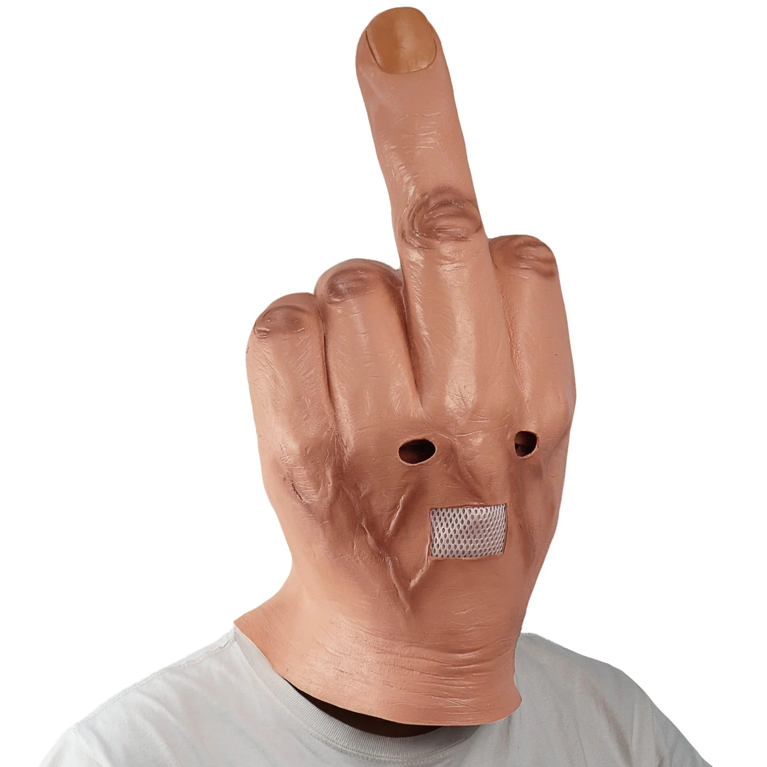 Giant Middle Finger Funny Mask - Image 11