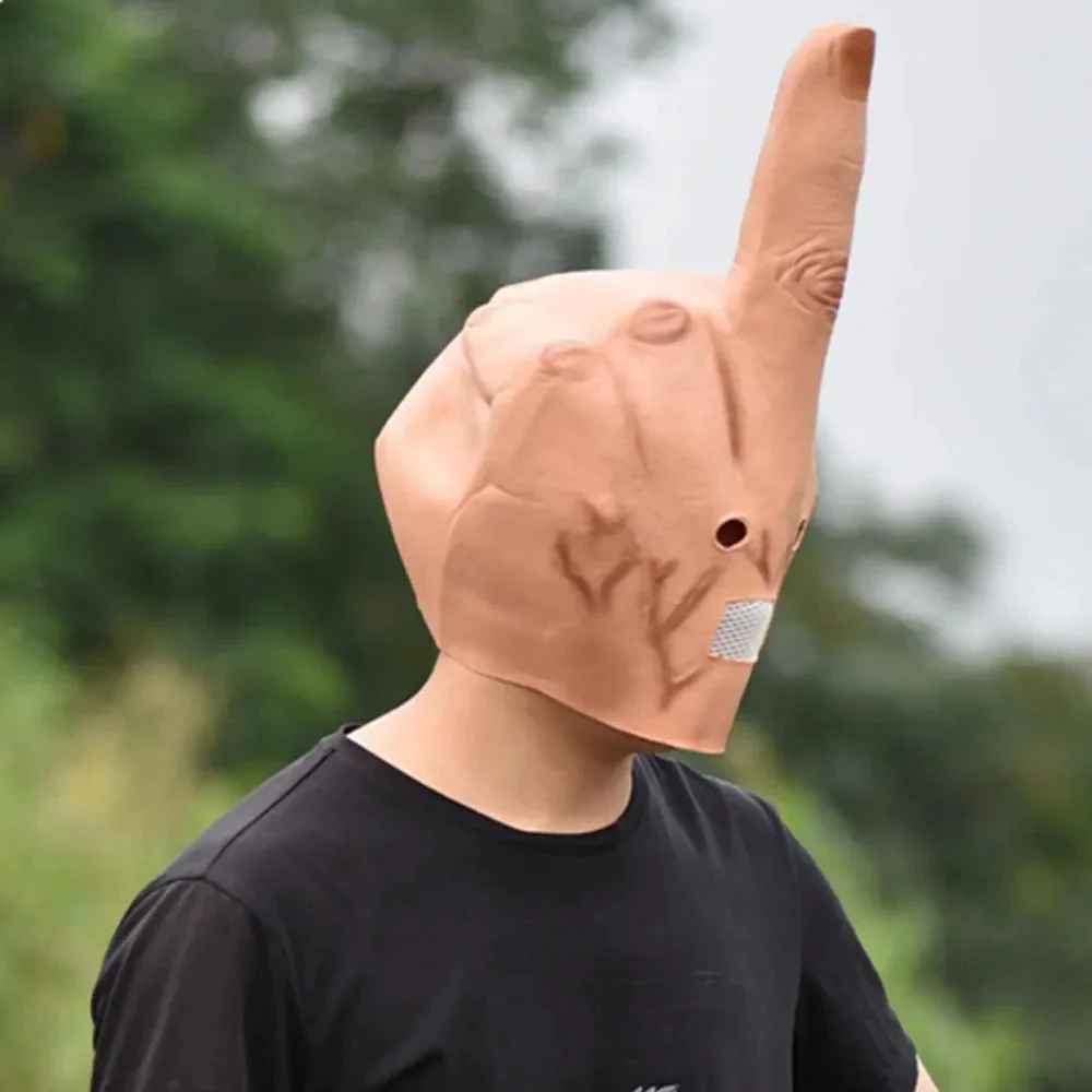 Giant Middle Finger Funny Mask - Image 5