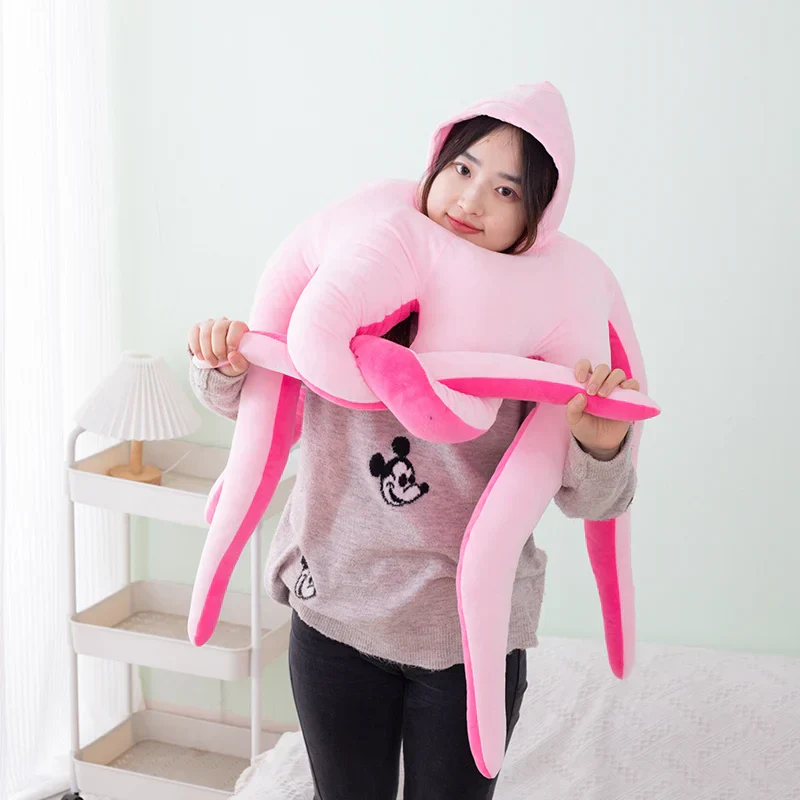 Giant Octopus Soft Tentacle Wearable Plush Toy - Image 4