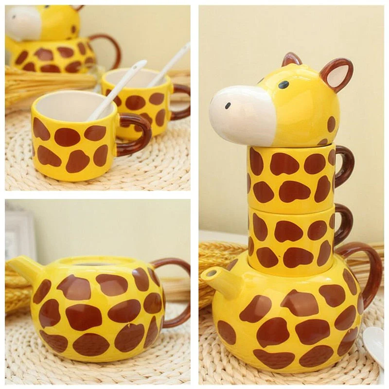 Giraffe Mug Teapot Set - Image 2