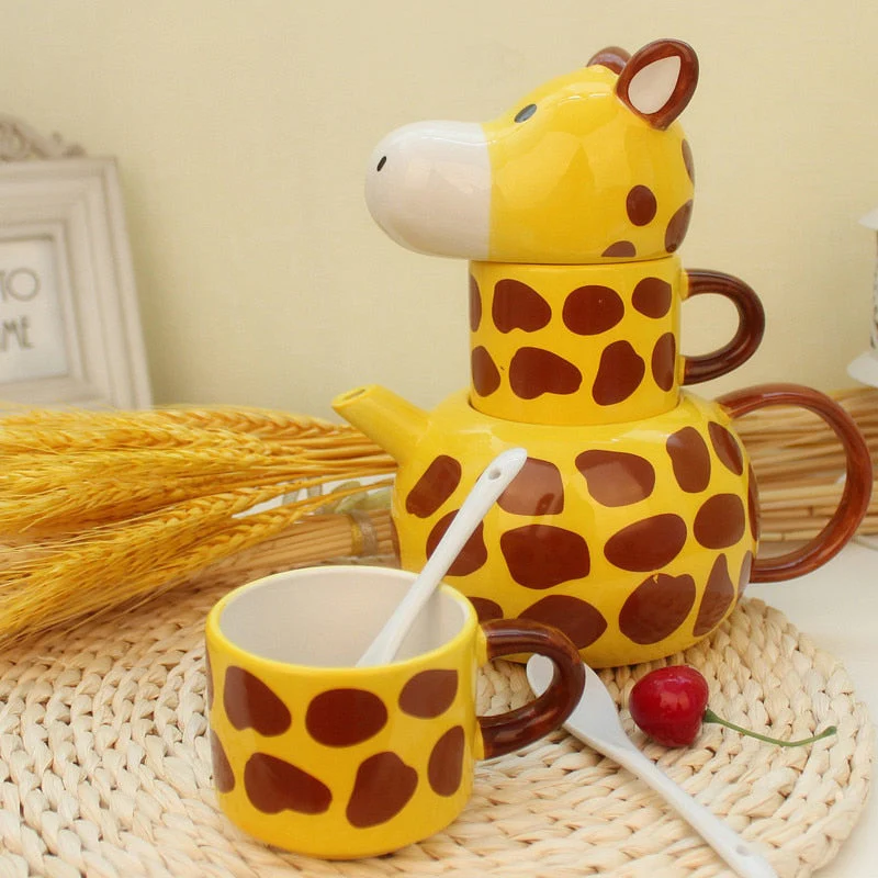 Giraffe Mug Teapot Set - Image 3