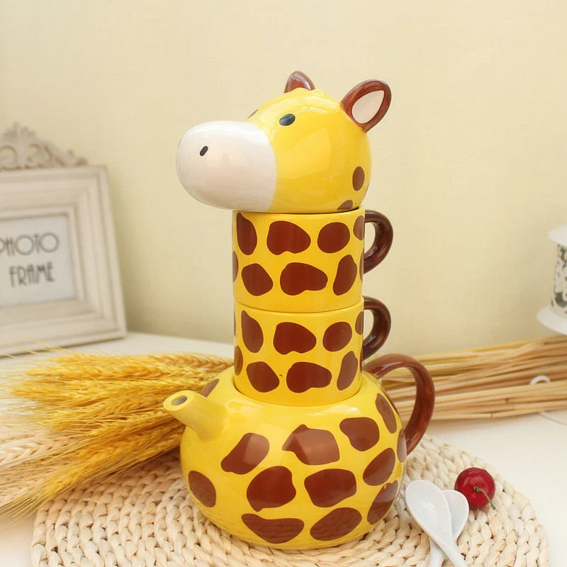 Giraffe Mug Teapot Set - Image 4