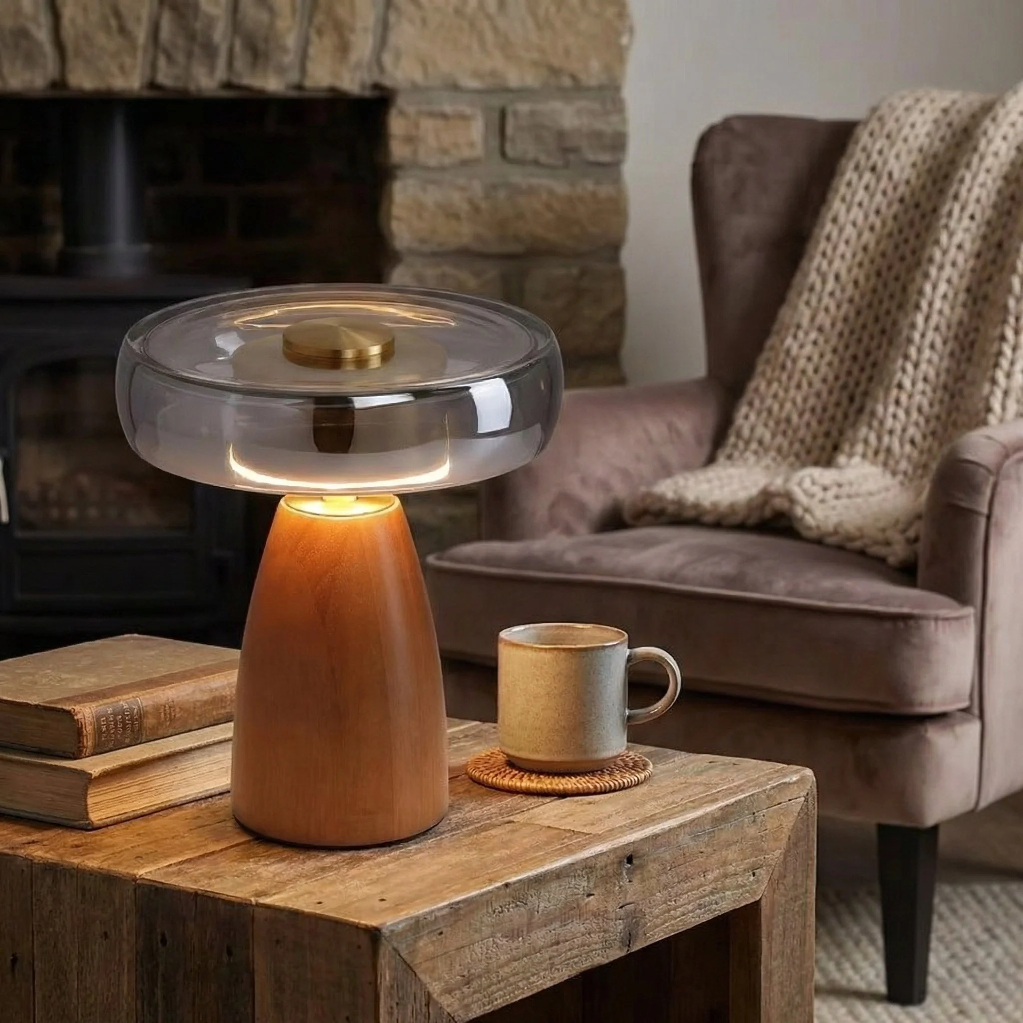 Glass Dome Ambient Table Lamp - Image 2