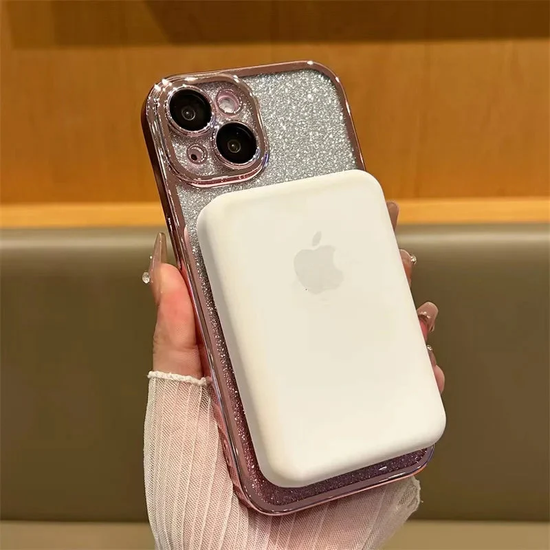Glitter Magnetic Ring Stand Phone Case - Image 4