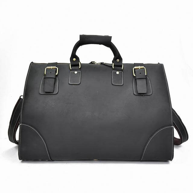 Glossy cow leather travel bag - Image 2