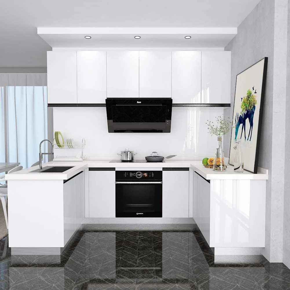 Glossy Self-Adhesive Waterproof Countertop Film Roll - Image 5