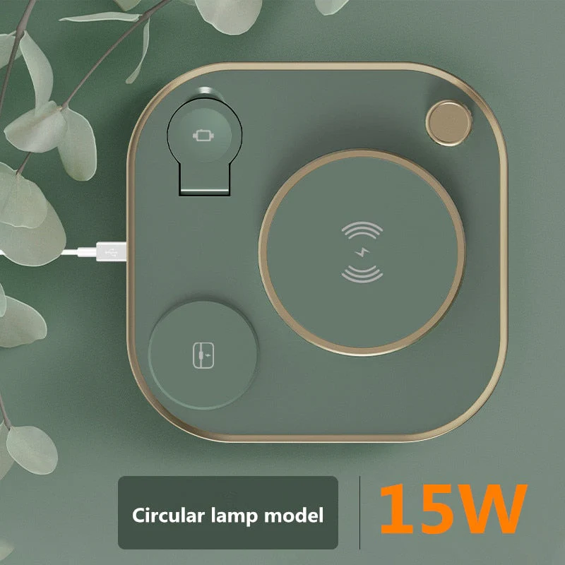 Glow Wireless Charger Station LED Desk Lamp - Image 5