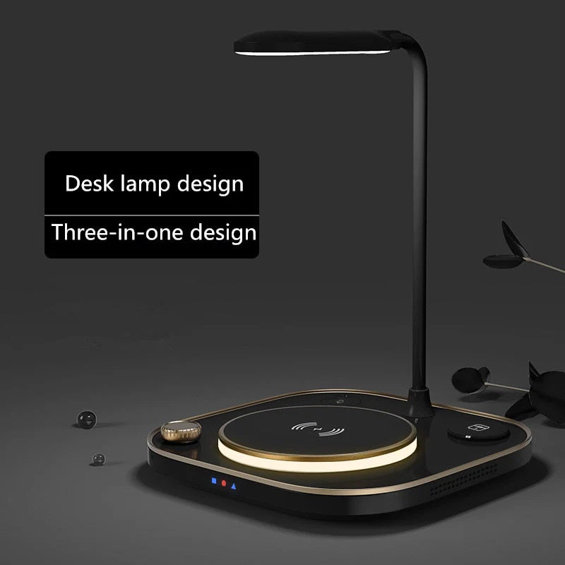 Glow Wireless Charger Station LED Desk Lamp - Image 7