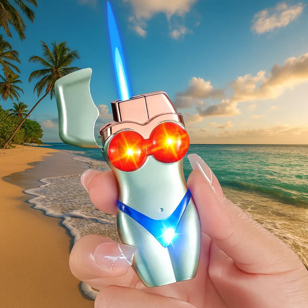 Glowing Bikini Windproof Jet Torch Lighter - Image 8