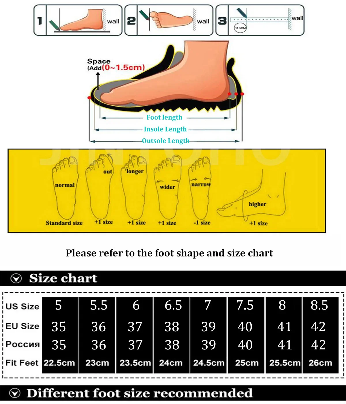Glowing LED Platform Waterproof High Heels - Image 4