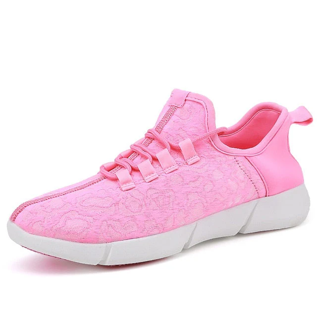 Glowing USB Rechargeable Luminous LED Shoe - Image 8