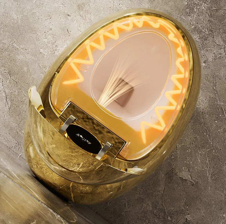 Golden Egg Shape Intelligent Auto Wash Toilet - Image 5