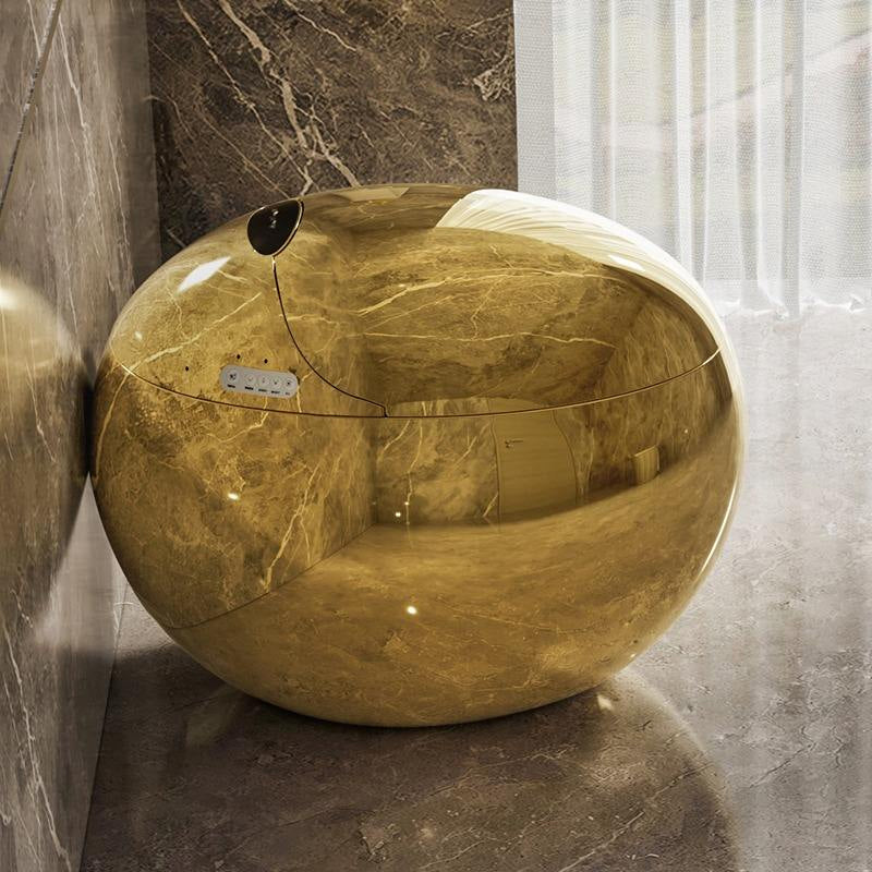 Golden Egg Shape Intelligent Auto Wash Toilet - Image 6