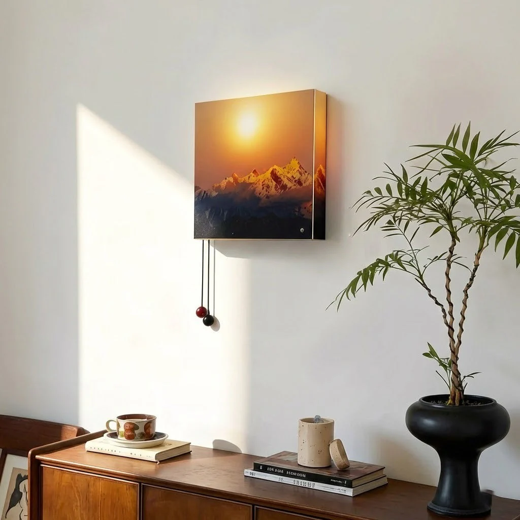 Golden Mountain Sunrise LED Wall Lamp - Image 6