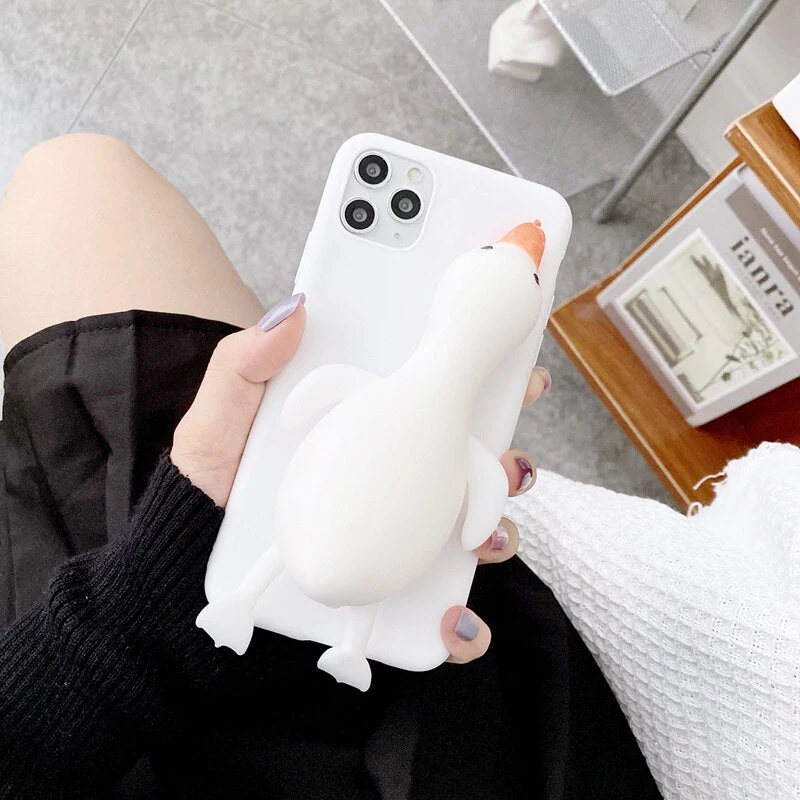 Goofy Goose Stress Reliever iPhone Case - Image 4