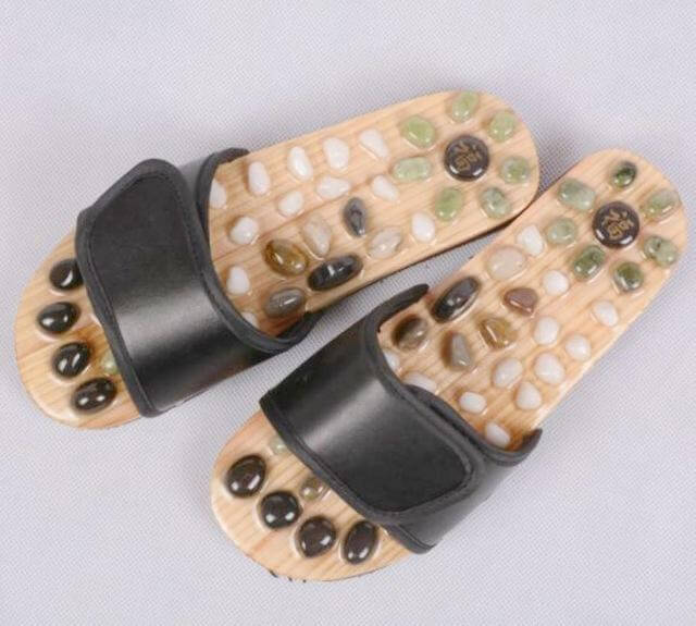 Goose Egg Stone Acupuncture Foot massage Slippers - Image 2
