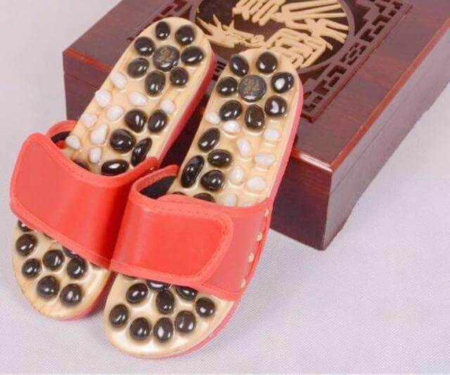 Goose Egg Stone Acupuncture Foot massage Slippers - Image 3