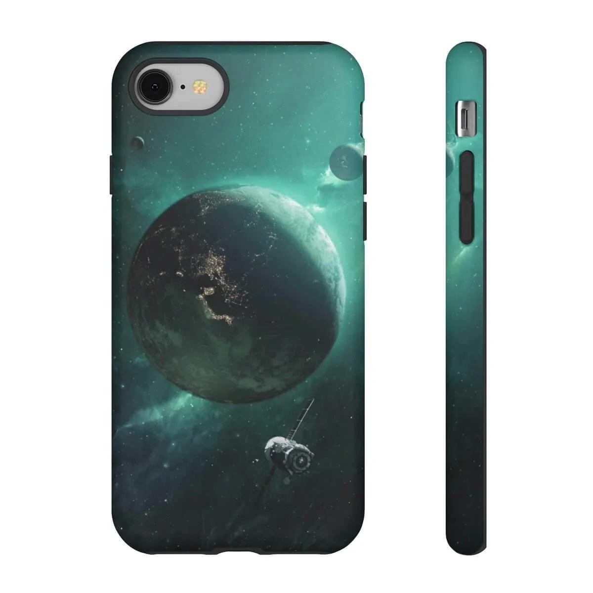 Green Planet Space Tough High Quality iPhone Cases - Image 2