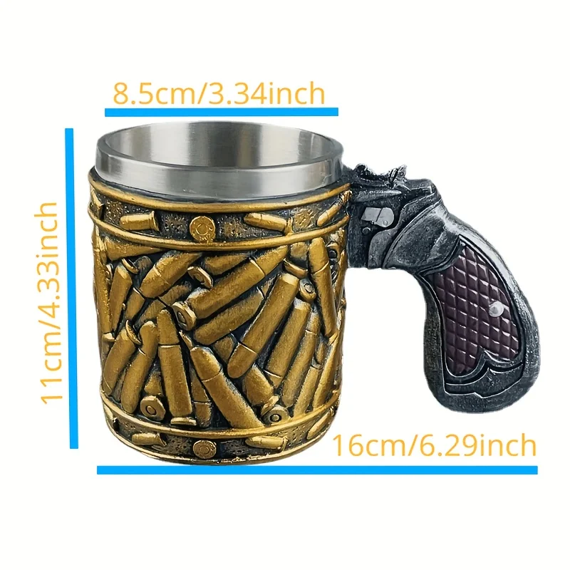 Gun Handle Bullet Design Mug - Image 6