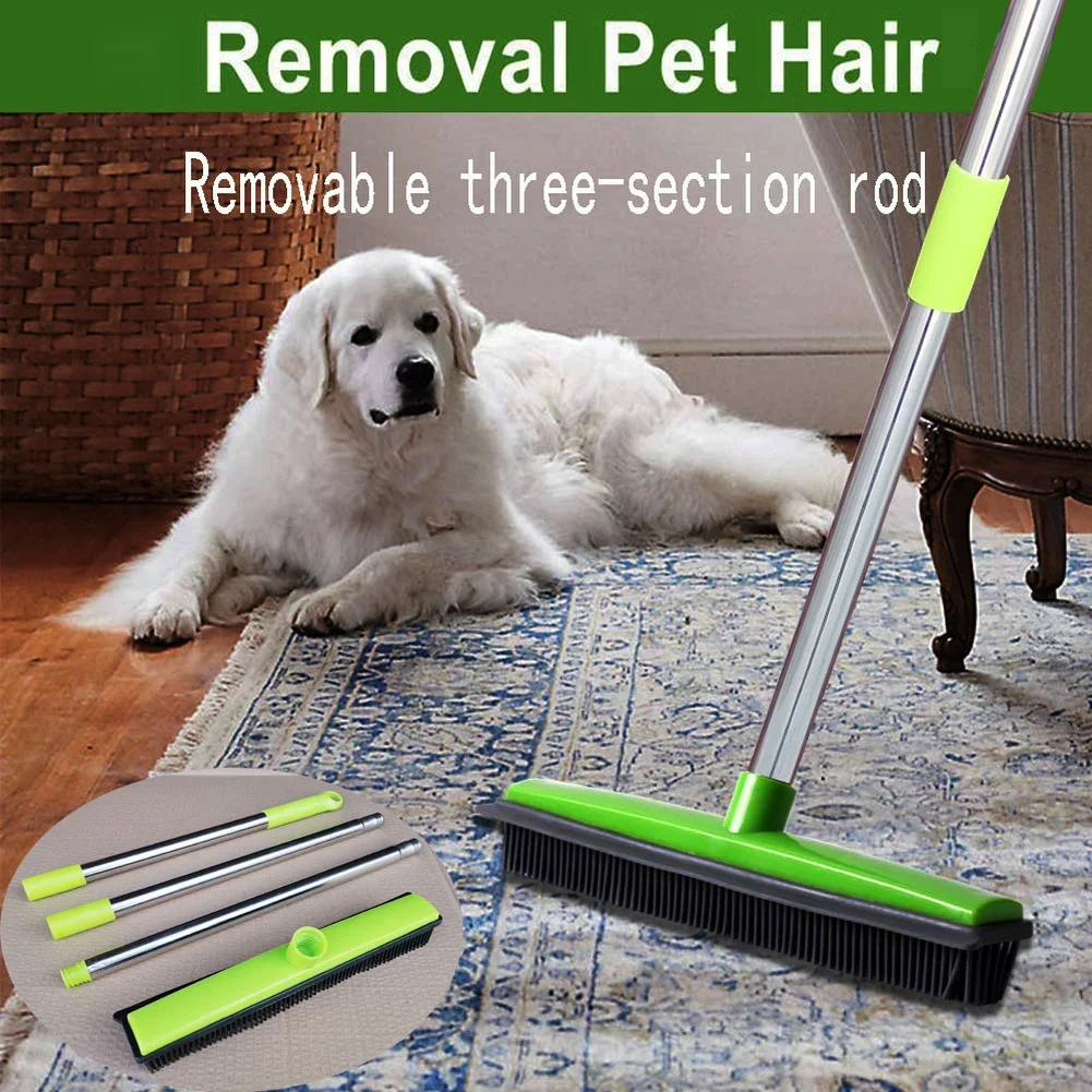 Hair Catcher Telescopic Pet Carpet Sweeping Broom - Image 4