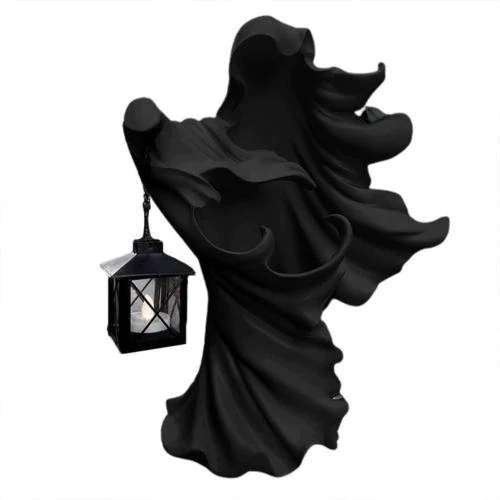 Halloween Ghost Holding Lantern Statue Resin Statue - Image 5