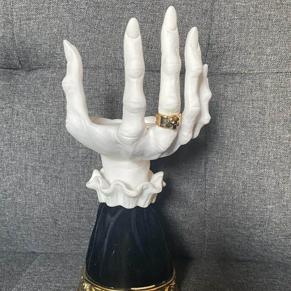 Halloween Resin Witch Hand Candle Holder - Image 5