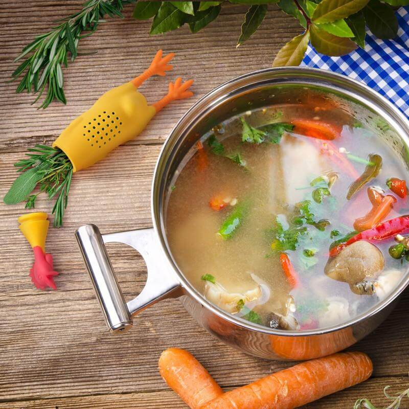 HAND CROCK COQ Chicken Herb Infuser - Image 3
