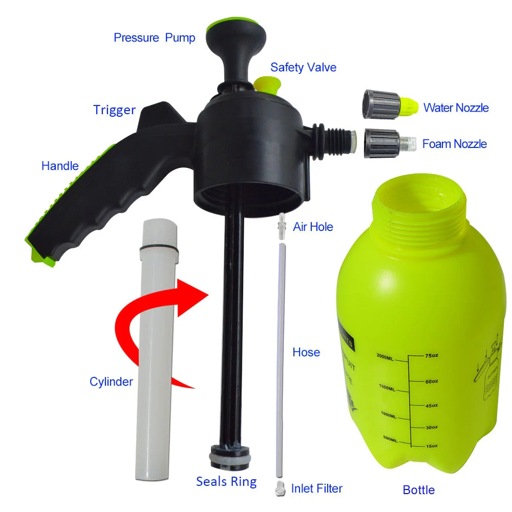 Hand Pump Car Cleaner Foam Sprayer - Image 4