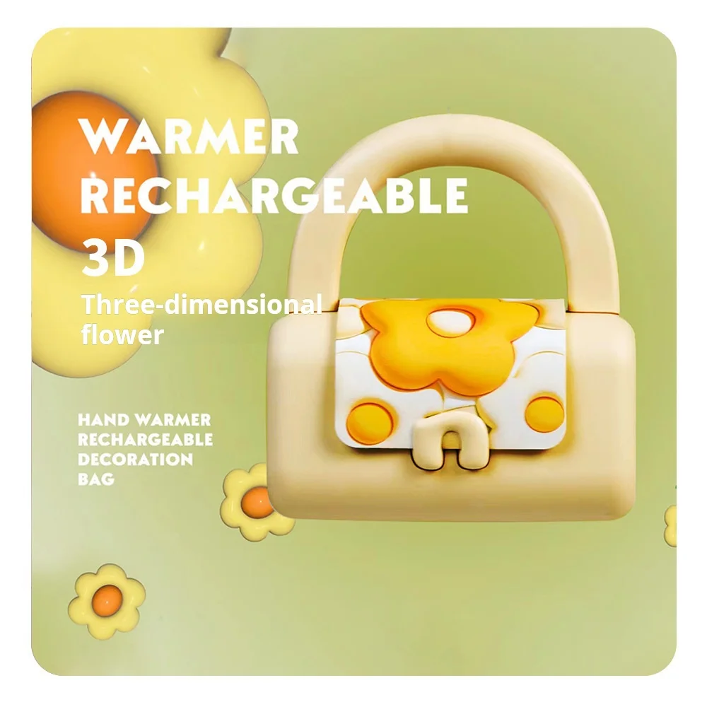 Handbag Digital Display Hand Warmer Power Bank - Image 4