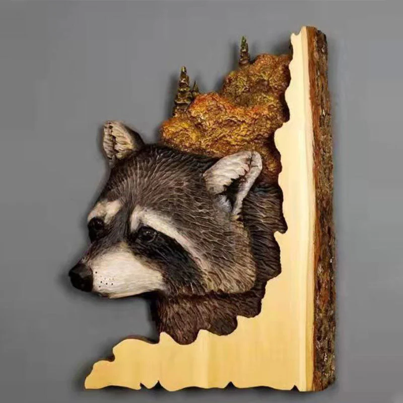 Handcrafted Nature Embrace Animal Sculptures Decor - Image 5