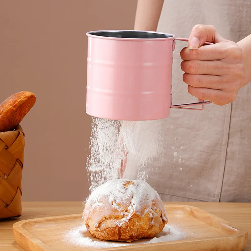 Handheld Kitchen Flour Sifter Semi-Automatic Kitchen Gadget - Image 3