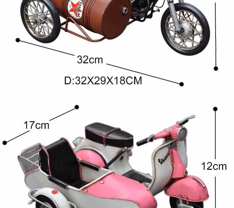 Handmade Creative Three Wheeled BMW Motorcycle - Image 11