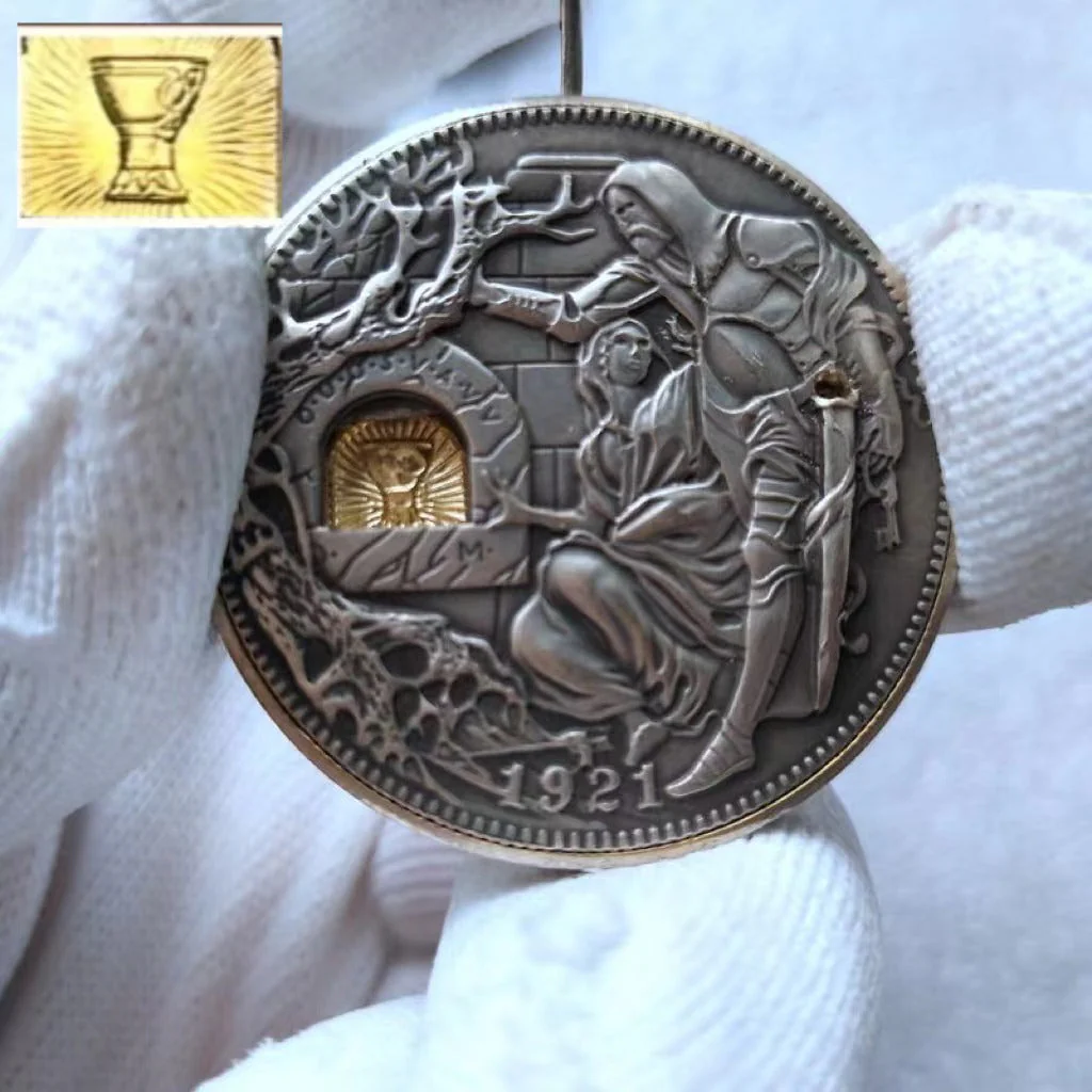 Handmade Secret Mystic Mechanic Collectible Nickel - Image 2