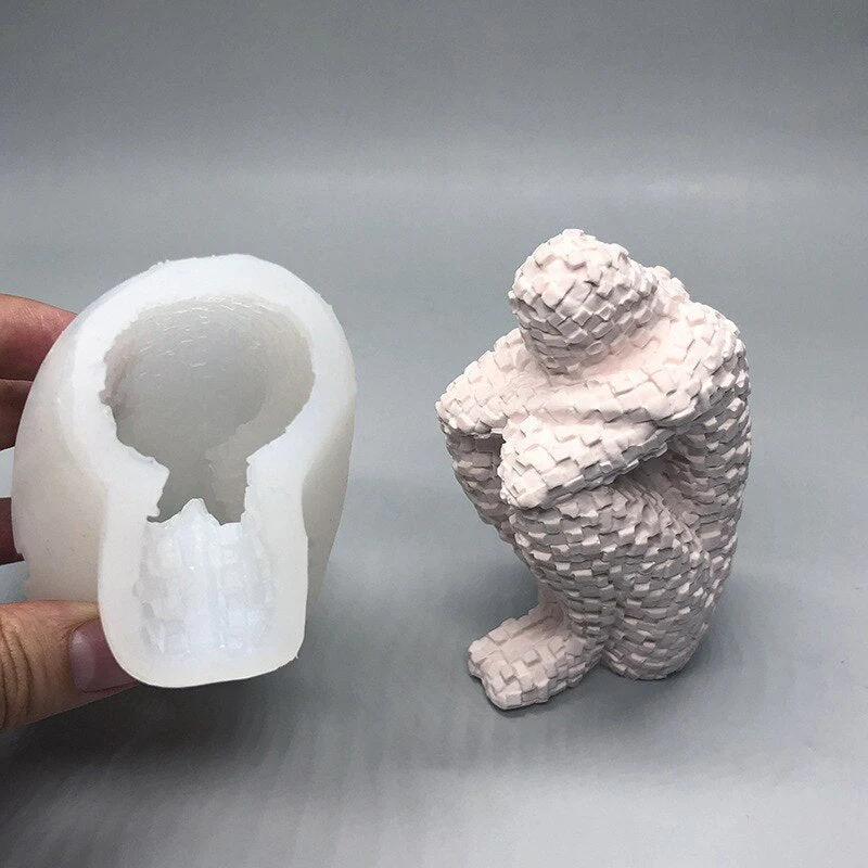 Handmade Thinking About Life Candle Mold - Image 7