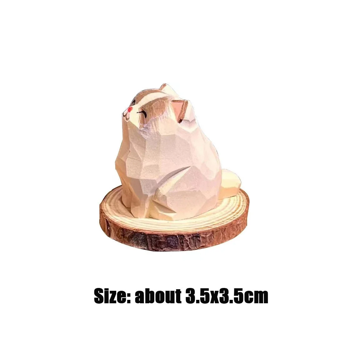 Handmade Wooden Cute Pet Figurines - Image 8
