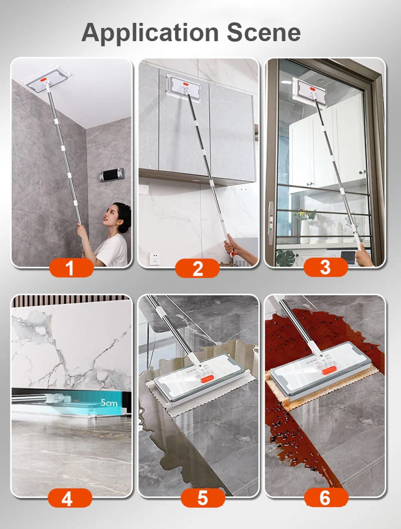 Hands-Free Reusable Magic Easy Disposal Mop - Image 7
