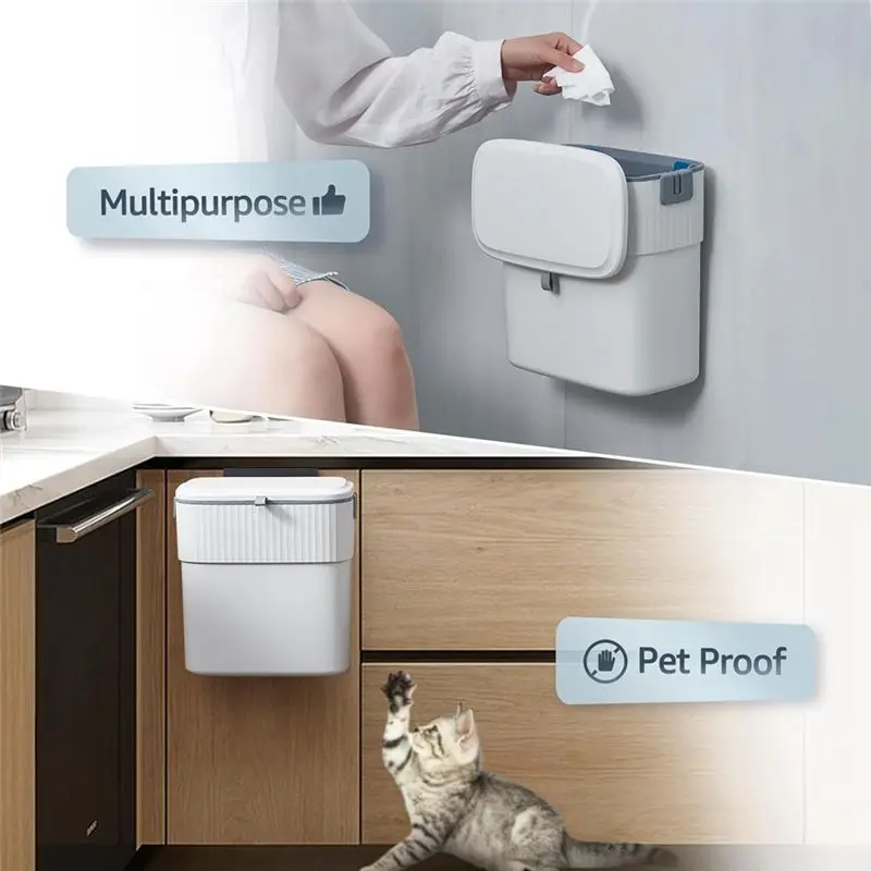 Hands-Free Self Sealing Smart Trash Can - Image 3