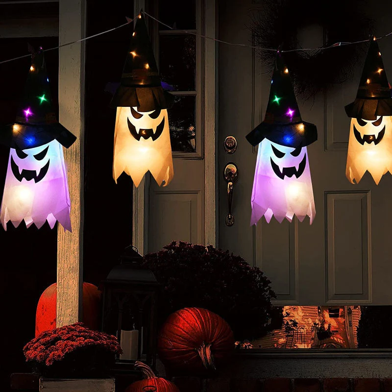 Hangable Scary Ghost Halloween Party Lamp - Image 2