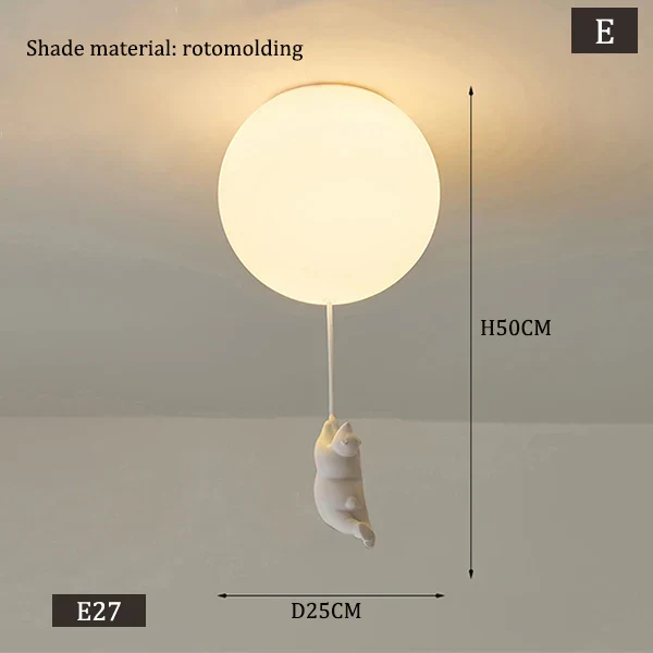 Hanging Bears Balloons Lamp - Image 14