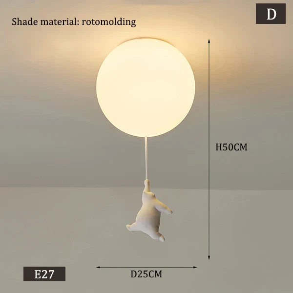 Hanging Bears Balloons Lamp - Image 18
