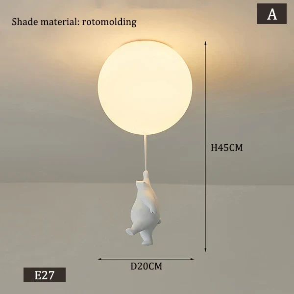 Hanging Bears Balloons Lamp - Image 27