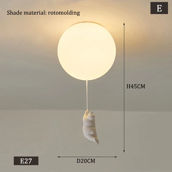 Hanging Bears Balloons Lamp - Image 8