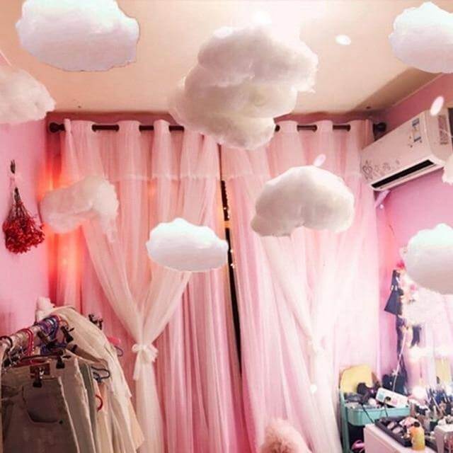 Hanging White Cotton Cloud - Image 3