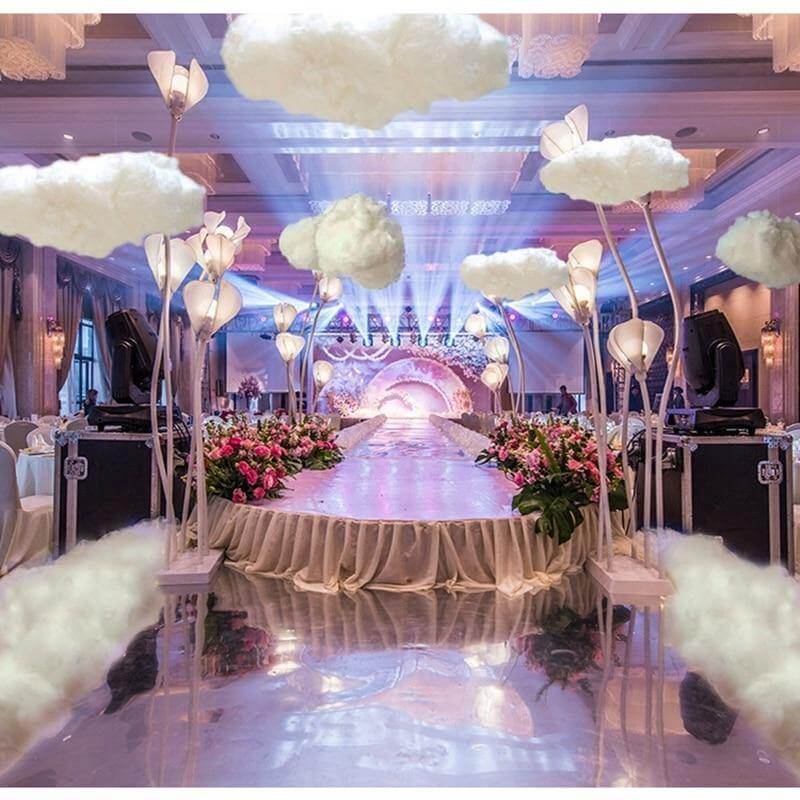 Hanging White Cotton Cloud - Image 6