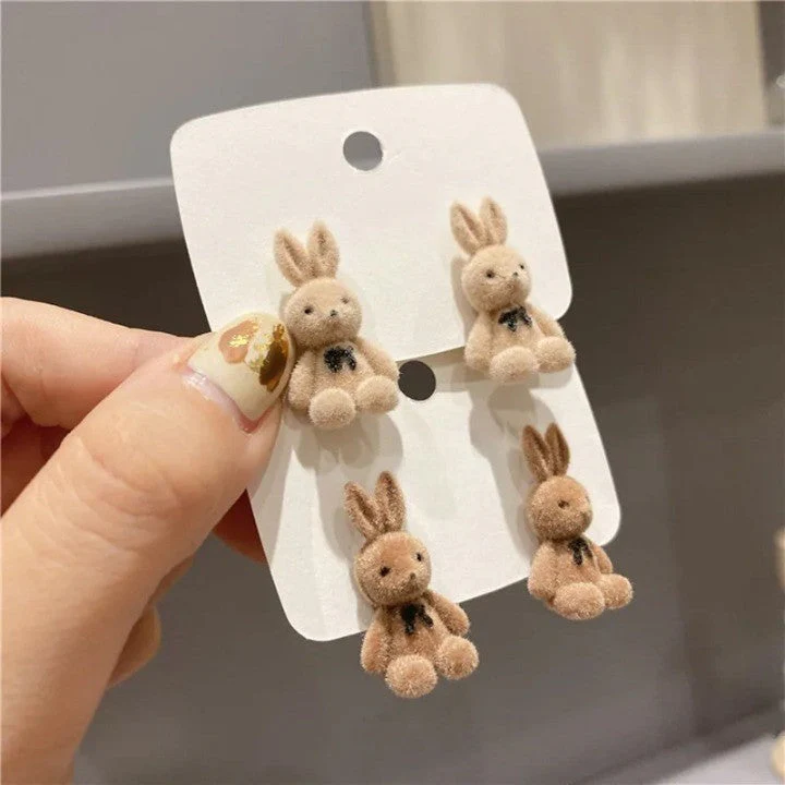 Happy Bear Plush Bear Earrings - Image 3